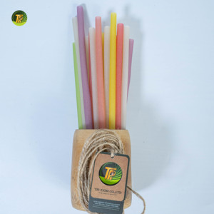 Pajitas de Arroz Premium Comestibles y Biodegradables para Bebidas y Uso en Restaurantes - Product Image 4