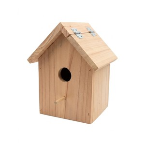 Casa para Pájaros de Madera de Cedro Hecha a Mano, Venta al por Mayor |   Diseño Rústico Natural - Product Image 3
