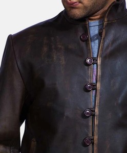 Latest Style Best Selling Casual Stand Collar Pakistan Made <b>Men</b> <b>Leather</b> Jackets Winter Wholesale Price Low MOQ - Product Image 3