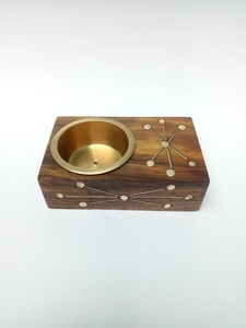 Hand Crafted Design Wooden Bakhoor Burner Carved Bakhoor Burner Laser Engraving Bakhoor Burner Mubkhar At very cheap sell Price - Product Image 4