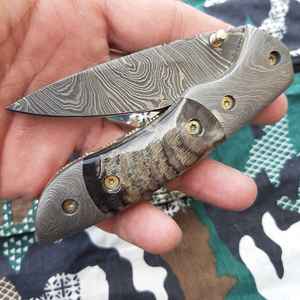 Couteaux de chasse professionnels, lame tranchante pour la préparation du gibier (cerf et animaux sauvages), avec poignée ergonomique pour une prise ferme, pour l'extérieur. - Product Image 4