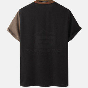 เสื้อยืดผู้ชายผ้าฝ้าย 100% นุ่มสบาย สไตล์พื้นฐาน คอเสื้อแบบปกติ แขนสั้น ลายพิมพ์ ผ้าระบายอากาศเป็นมิตรกับสิ่งแวดล้อม - Product Image 2