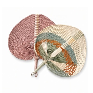 Abanico Tejido a Mano, Abanico de Bambú Hecho a Mano para Decoración de Bodas y Eventos al Aire Libre para Clima Cálido - Product Image 1