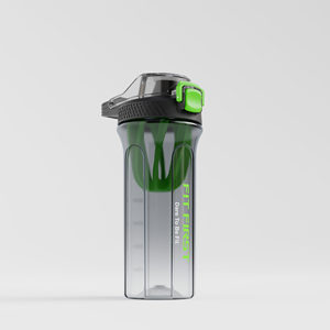 Botella Deportiva Fit First de 500 ml, Nueva Botella de Agua Deportiva Tritan Patentada, Botellas Mezcladoras de Proteínas para Gimnasio y Fitness, Libres de BPA - Product Image 1