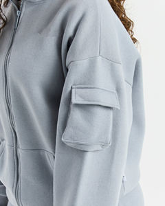 Sudaderas con capucha personalizadas para mujer al por mayor, sudaderas con capucha de moda para mujer, top informal de felpa lisa, sudadera con capucha de marca para mujer - Product Image 2