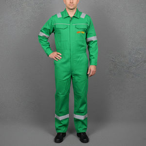 EN Standard Industrial Safety Coverall Uniform Protective Workwear <b>Overall</b> with Reflective Tape - Product Image 3