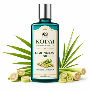 Aceite Esencial de Limoncillo de Tamil Nadu 100% Puro y Natural de Primera Calidad, Destilado al Vapor, para Aromaterapia y Cuidado Facial, Kodai Global Export - Product Image 1