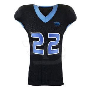 Tenue d'entraînement de football américain haute performance pour équipe, personnalisable avec logo, respirante, 100 % polyester, manches courtes, légère - Product Image 2