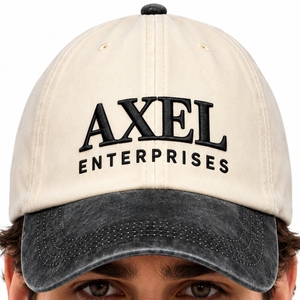 Casquette de baseball unisexe bicolore à visière incurvée, réglable, décontractée, pour l'extérieur, avec fermeture arrière ajustable, casquette de baseball classique à six panneaux - Product Image 6