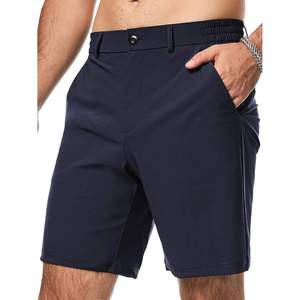 Shorts de jogging décontractés pour hommes, écologiques, en coton de haute qualité, légers, à séchage rapide, shorts de golf hybrides personnalisés avec poche - Product Image 1