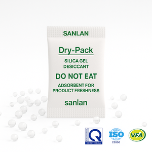 Perles de gel de silice déshydratant SiO2 pureté 99,8% absorbant l'humidité, en sachets, pour confiserie, fabriquées en usine au Vietnam, vente en gros - Product Image 4