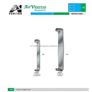 Juego de 2 Retractores Parkerr A-1 VERITAS Personalizados OEM, Instrumentos Quirúrgicos Manuales Reutilizables de Acero Inoxidable |   Acabado Mate Opaco - Product Image 6