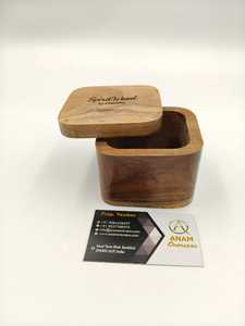 Premium Wood Candle Jar Eco Friendly Reusable Wooden Candle Holder Container - Product Image 1