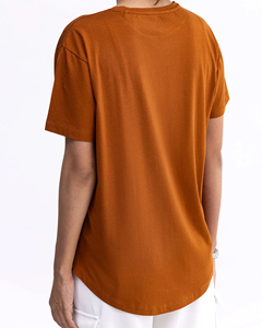 T-shirt unisexe en coton 260g tricoté à manches courtes, coupe ample, effet délavé vintage, imprimé graphique durable, vêtements d'été pour fabricants - Product Image 2