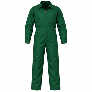 Traje de trabajo de seguridad para hombre al por mayor, mono industrial para mecánico, traje protector de una pieza, mono de trabajo de color sólido personalizado - Product Image 1
