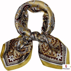 Pañuelo Corto Estampado Premium, Fabricante Textil OEM ODM de Marca Blanca, Proveedor de Accesorios de Moda Personalizados para Exportación - Product Image 5
