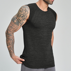 Débardeur de sport sans couture pour homme, coupe ajustée, pour la course, la gym, la musculation, débardeur de fitness sans manches - Product Image 2