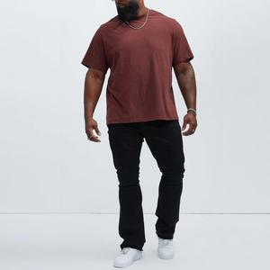 T-shirts en coton biologique épais 100 % pour hommes, à manches courtes, unis, promotionnels et abordables - Product Image 5