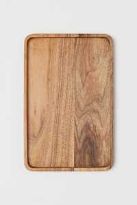 Tabla de cortar cuadrada de madera antideslizante para mostrador, fácil de transportar, para uso en cocina doméstica, resistente al agua - Product Image 2