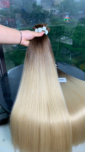 วิกผมดิบขนาด26นิ้วสำหรับคนเวียดนามสีอ่อน100กรัมมีสองชั้นไม่ร่วง - Product Image 6