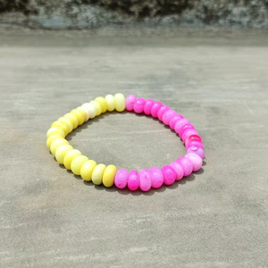 Natural Multi Color Opal Rondelle <b>Beaded</b> <b>Bracelet</b> Smooth Gemstone <b>Bracelet</b> Candy Opal Jewelry Wholesale Price Bulk For <b>Men</b> Women - Product Image 1