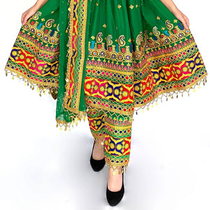 Vestido afgano para mujer, elegante, de manga larga, tradicional, hecho a mano, étnico, maxi vestido, ropa modesta para eventos especiales - Product Image 5