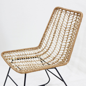 Modern Style Aluminum Frame PE Rattan Durable <b>Stackable</b> Outdoor <b>Dining</b> <b>Chair</b> for Living Room Hotel Restaurant Kitchen Villa - Product Image 6