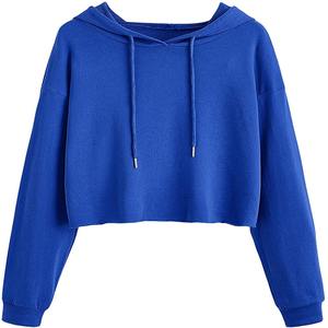 Dernières tendances : sweats à capuche d'hiver personnalisés avec logo pour femmes, sweats à capuche amples à manches longues, sweats à capuche tendance pour femmes, crop tops - Product Image 2
