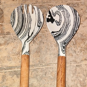 Factory Mongo Large Capacity Manual Wood Eco-Friendly Salad Servers Dishwasher Microwave Safe Best Drying Lettuce Spinner Fruit - Product Image 4