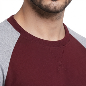 Camiseta de Manga Larga para Hombre de Alta Calidad con Diseño Liso y Ribete en Contraste, Venta al Por Mayor, Disponible con Precio OEM - Product Image 6