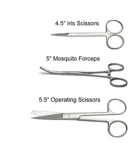 Juego de Instrumentos Quirúrgicos Manuales Profesionales para Autopsias, con Herramientas de Acero Inoxidable para Exámenes Médicos Forenses - Product Image 6