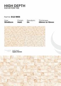 Azulejos de porcelana modernos de 30x60cm con acabado mate, azulejos cerámicos para suelo y pared, para baño, cocina, sala de estar, duraderos, antideslizantes y resistentes al agua. - Product Image 4