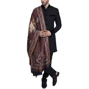 Men Winter Wool <b>Shawl</b> Soft <b>Warm</b> Breathable 300g Solid Traditional Office Formal <b>Wrap</b> - Product Image 5
