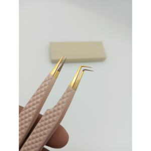 Pince à épiler de luxe personnalisée de marque haut de gamme, faite à la main, en acier inoxydable, à pointe fine, modèle pakistanais 281 - Product Image 3