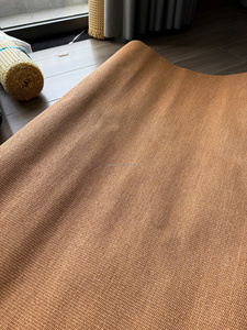 Natural Brown Seagrass Wallpaper, Handmade Woven Grasscloth <b>Wall</b> <b>Covering</b> for Home Decor, Hotel & Interior Design - Product Image 6