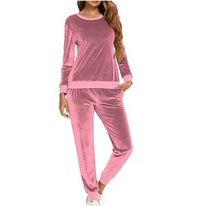 Women's Travel Tracksuit Zip Jacket <b>Wide</b> <b>Leg</b> <b>Pants</b> Comfortable Two Piece Matching <b>Lounge</b> Set - Product Image 3