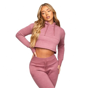 Ensemble de survêtement pour femmes en coton 100% - Style streetwear - Survêtements personnalisés - Survêtements de course pas chers - Ensembles de survêtements personnalisés - Product Image 5