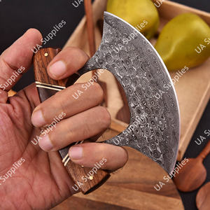 Cuchillo de Cocina Ambidiestro UA Supplies, Hecho a Mano, de Acero de Damasco de Grado Industrial, de Alta Calidad, para Picar Verduras y Carne - Product Image 4