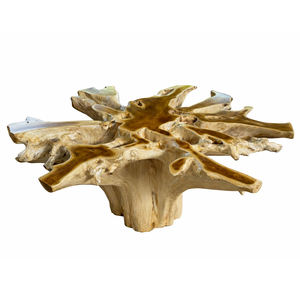 โต๊ะกาแฟไม้สักแท้รูปทรงรากไม้ งานแฮนด์เมดสุดพิเศษ เป็นมิตรต่อสิ่งแวดล้อม สไตล์ออร์แกนิก ดีไซน์เรียบหรู สำหรับตกแต่งบ้านและห้องนั่งเล่น - Product Image 2