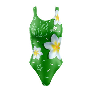 Maillot de bain une pièce personnalisé OEM sublimé pour femme, résistant au chlore, pour la compétition athlétique - Product Image 1