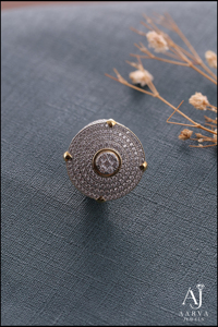 Bague d'éternité de luxe en argent sterling plaqué or rhodié avec moissanite, pavé en spirale, pour homme et femme, bijoux de fête - Product Image 2