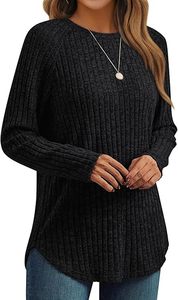 Womens Long Sleeve Shirts Fall Fashion <b>Tops</b> Blouses <b>Dressy</b> Sweaters <b>Tunic</b> Winter Clothes Casual Outfits - Product Image 1