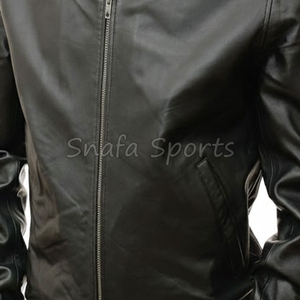 Servicios OEM Chaqueta de cuero para hombre de diseño personalizado de alta calidad, nueva chaqueta de cuero para hombre hecha en Pakistán - Product Image 3