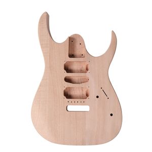 Kit de guitare électrique intelligente 6 cordes pour débutants, style 170, corps en acajou, manche en érable, accessoires en palissandre - pour projets musicaux DIY - Product Image 3