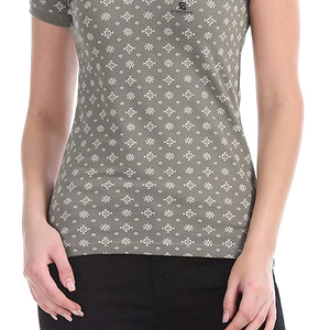 Polo de Mujer con Patrón Sólido, Camiseta Casual de Algodón de Manga Corta, Tejida y Transpirable, con Botones, para Verano 2026 - Product Image 5