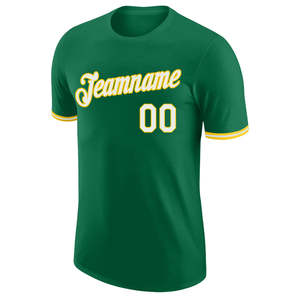 Maillot de baseball personnalisé vert OEM, tenue d'équipe pour le jour du match de softball, fabricant de chemises de sport sur mesure, fournisseur de chemises pour hommes - Product Image 4