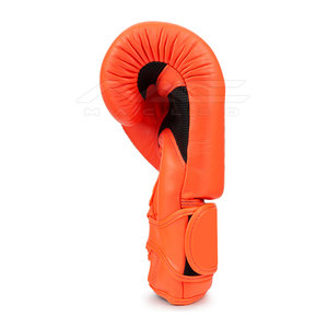 Gants de boxe en cuir légers, design à doigts complets, évacuation de l'humidité, ajustement sécurisé, résistance aux chocs, pour l'entraînement et la compétition, avec attache au crochet - Product Image 3