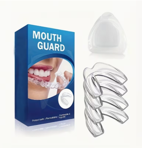 Protège-dents en silicone personnalisé HAWK SPORTS INDUSTRIES, anti-ronflement, anti-grincement des dents, moulable, réglable, universel - Product Image 2
