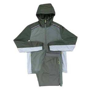 Premium Custom Waterproof Streetwear <b>Jacket</b> and Shorts Set Lightweight Windbreaker Tracksuit for <b>Men</b> - Product Image 6