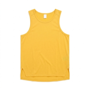 Camiseta sin mangas de seda/algodón de estilo vintage para hombre, de secado rápido, transpirable, para deporte y gimnasio - Product Image 6